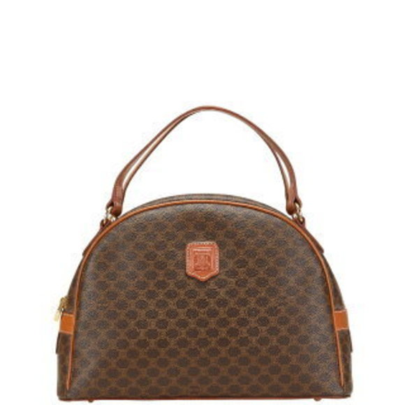 Celine Macadam handbag brown leather - Picture 1 of 8